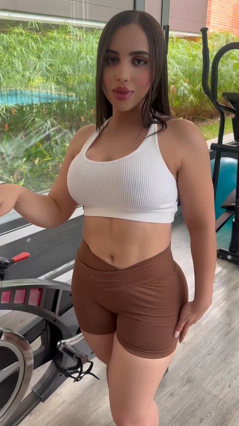 Amateur Ass CamSoda Curvy Latina Non-nude Sexy Solo Tease Teen Porn GIF by gabyferrer1