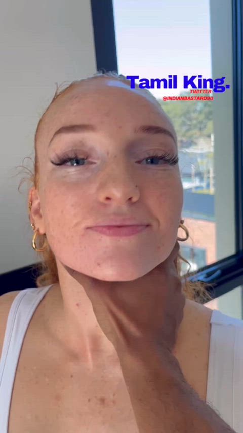 White girl cheats on her inadequate racist white boyfriend with thick Indian cock. IMWF