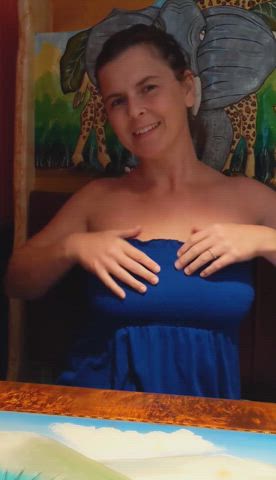 Got caught flashing them at the Mexican restaurant