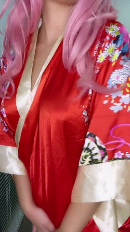 Asian Kimono Titty Drop Porn GIF by hatsuzume