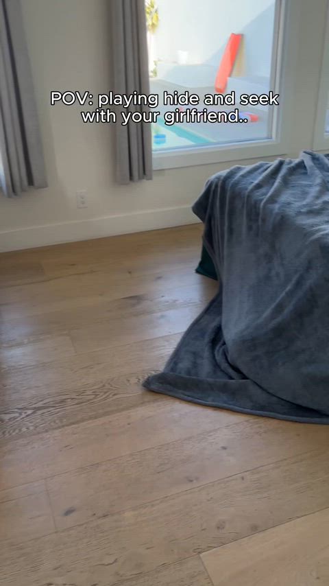 she plays hide and seek and gets creampied..