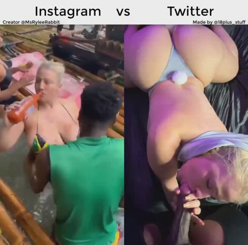Instagram vs Twitter