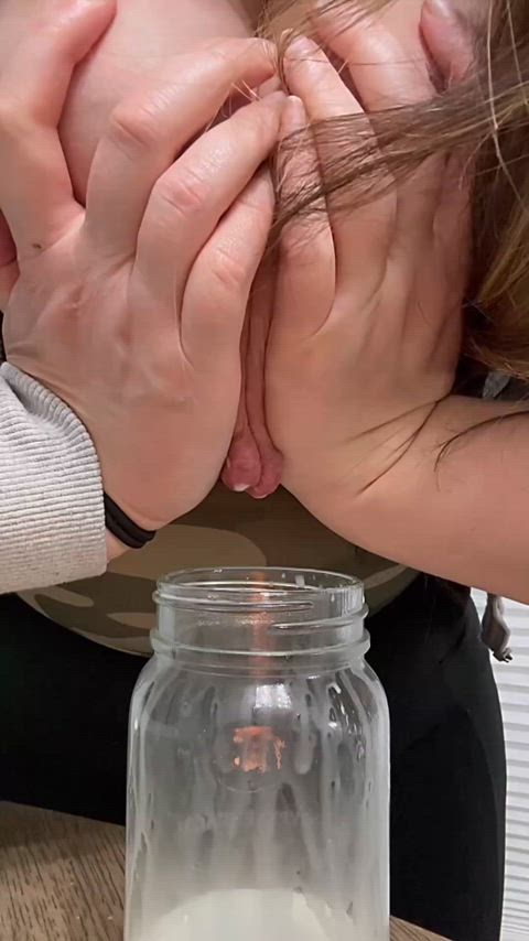 Getting my daily breastmilk. So much nutrients.