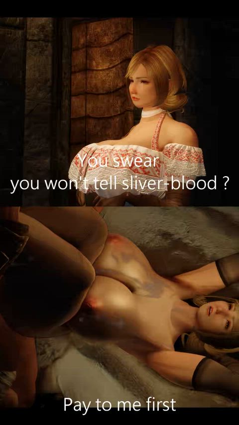 《Three Rose of Skyrim》 Chapter 42：倩影潛入探情報、女僕封口用鮑鮑