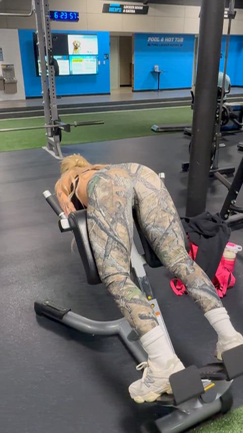 Getting serious about glute workouts and tightening up