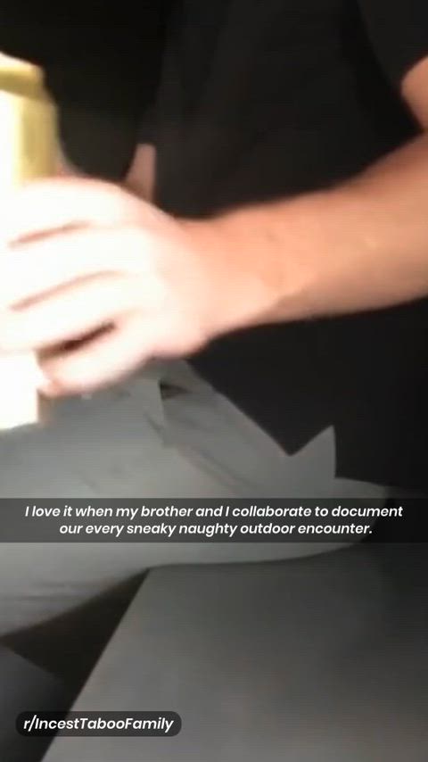 I love it when my brother and I collaborate to