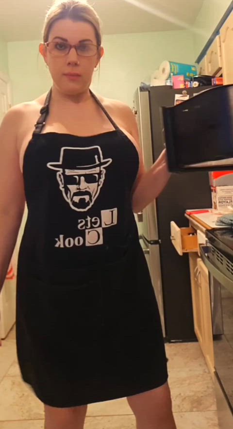 Just me cooking in heels