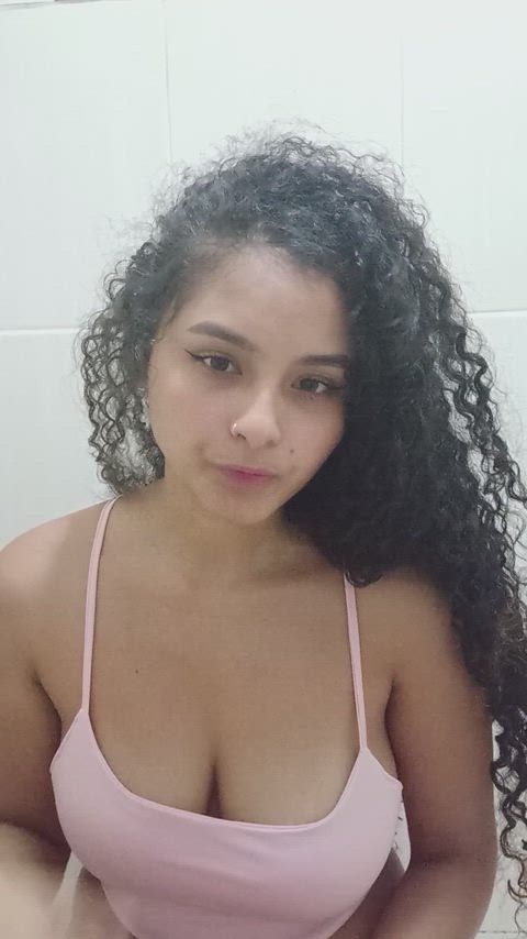 This curly chicas was delicious and dirty !