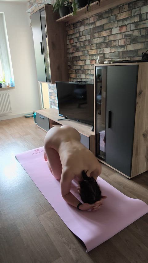 Fit Fitness Naked Nude Yoga Porn GIF by aest_drive