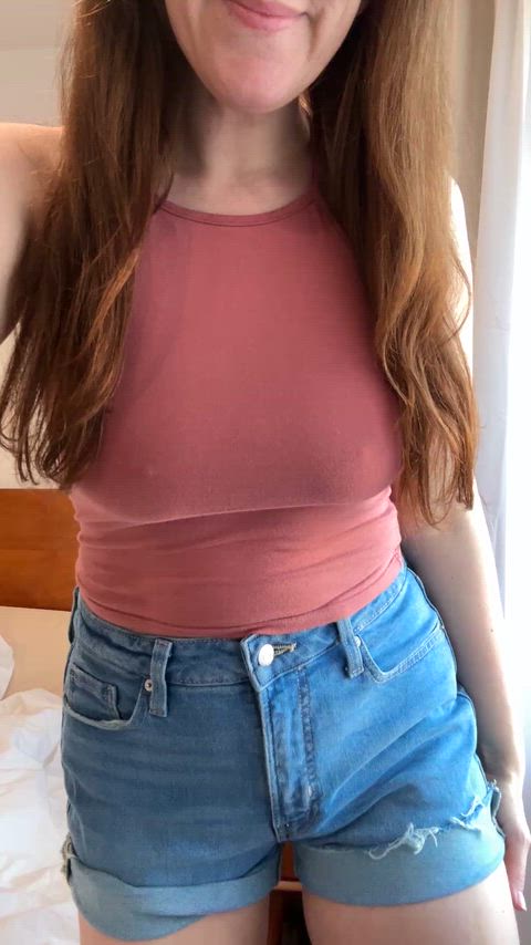 mom of one, not a big believer in wearing bras