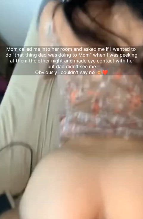 When Mom called me into her room I was worried that she was going to scold me for peeking at her, but...