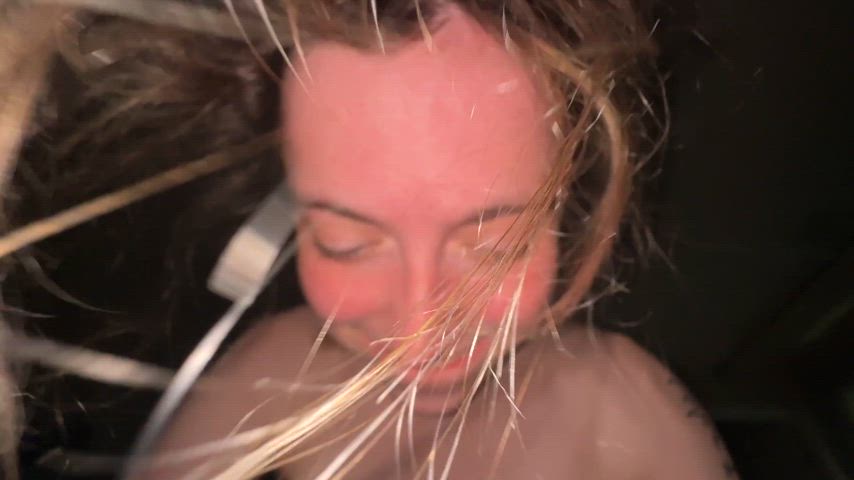 Authentic reactions to her first time squirting from sex!