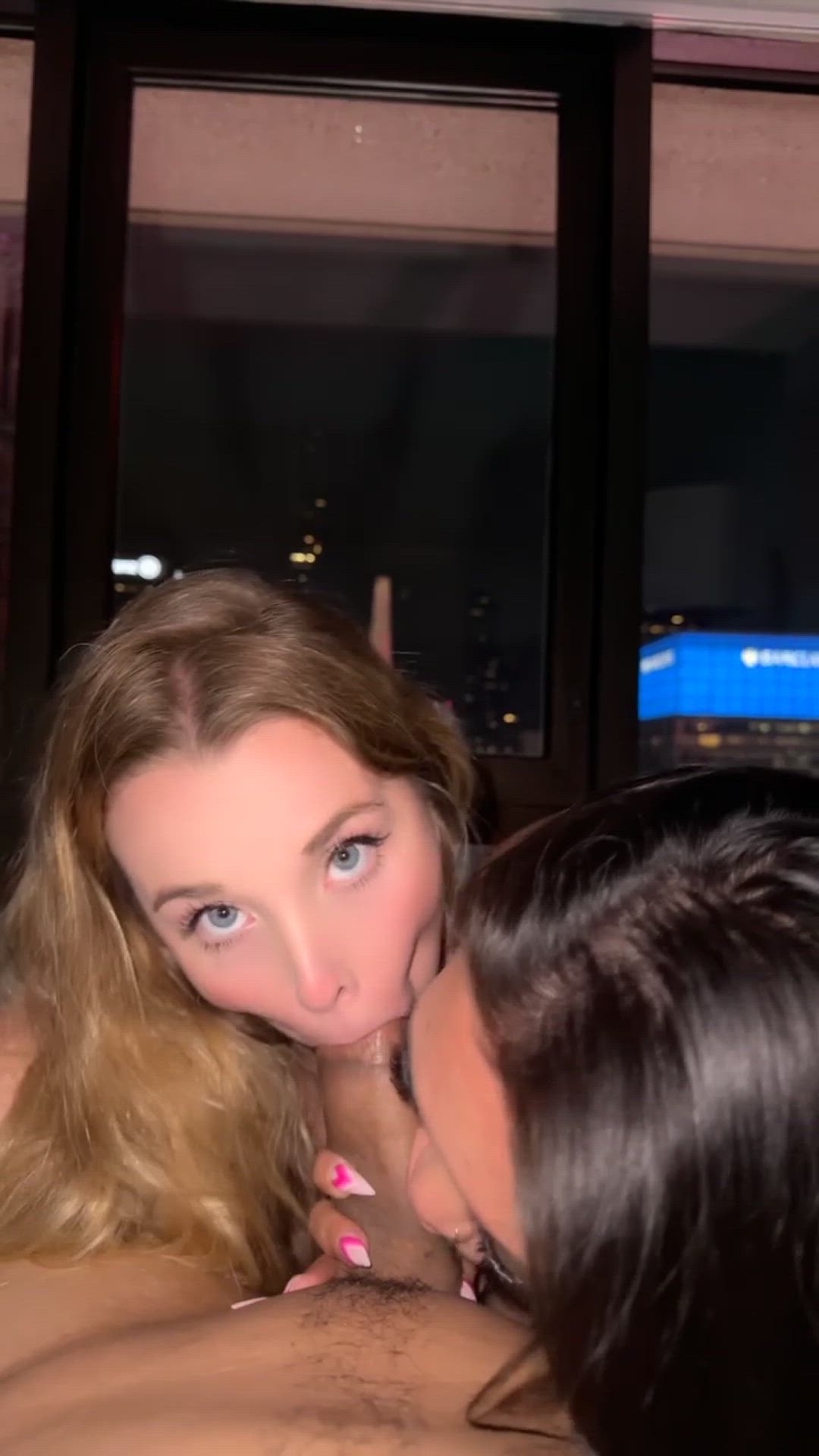 Amateur, Asian, Blonde, Blowjob, Homemade, Interracial