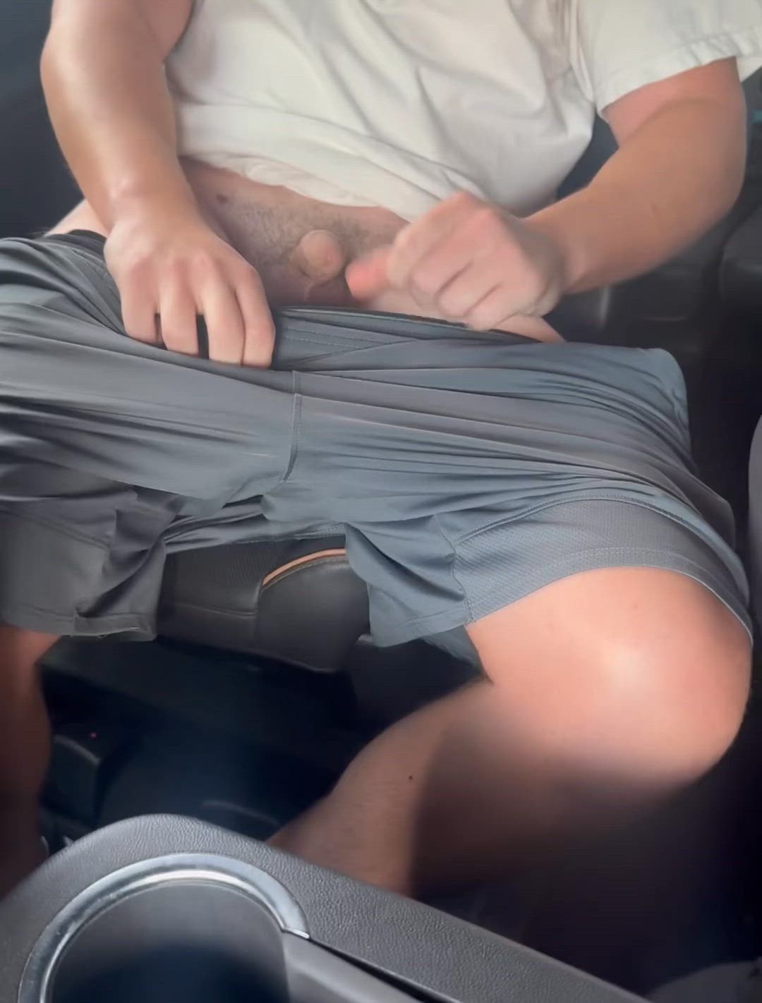 Sucking a random guy in my car!