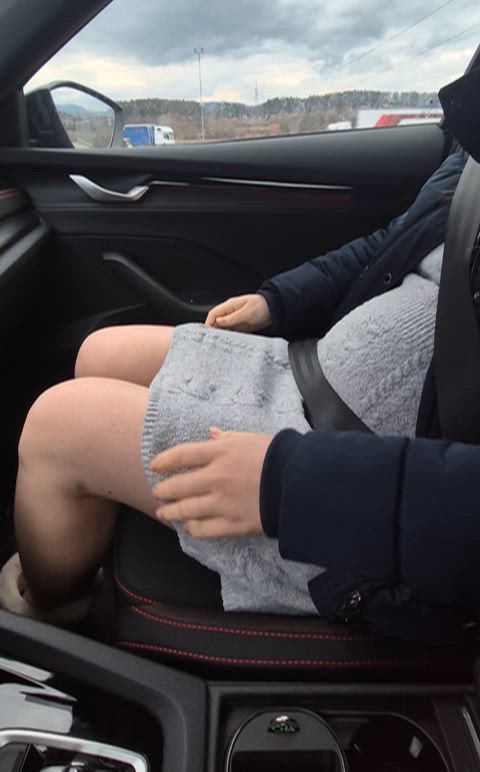 dared by u/tapaac to hang my thongs on the rear view mirror [f]