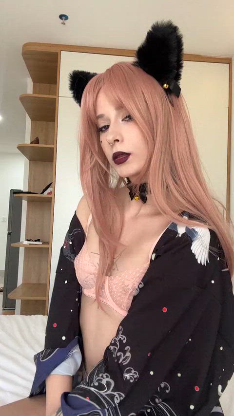 Blowjob Femboy Hotwife Interracial Thick Porn GIF by aimi_waifu