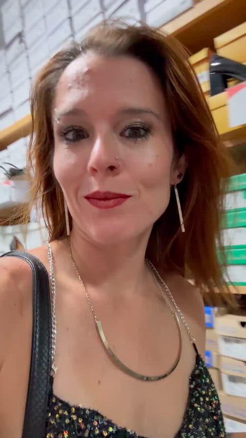 The titties always have to come out while I’m shopping