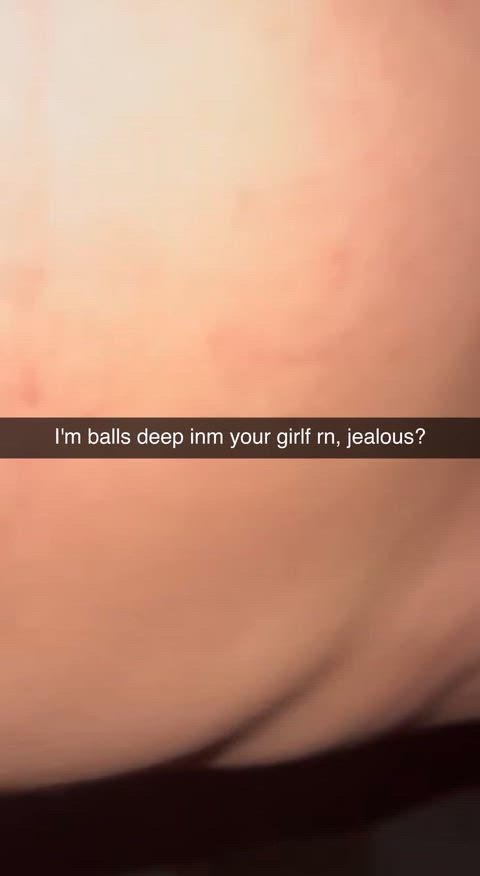 I play with him while my boyfriend play with himself