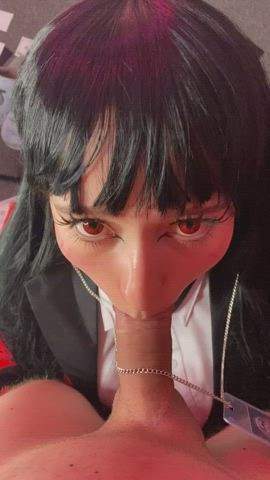 18 Years Old Amateur Anime Asian Blowjob Cosplay Eye Contact Teen Porn GIF by cyberlycrush
