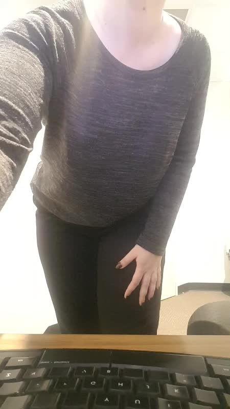 Now who wants to uck me in my office? I'm so horny today 😈