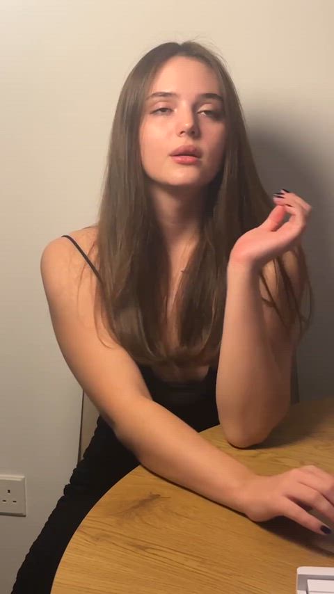 Brunette Cute Homemade Solo Porn GIF by stella_mori