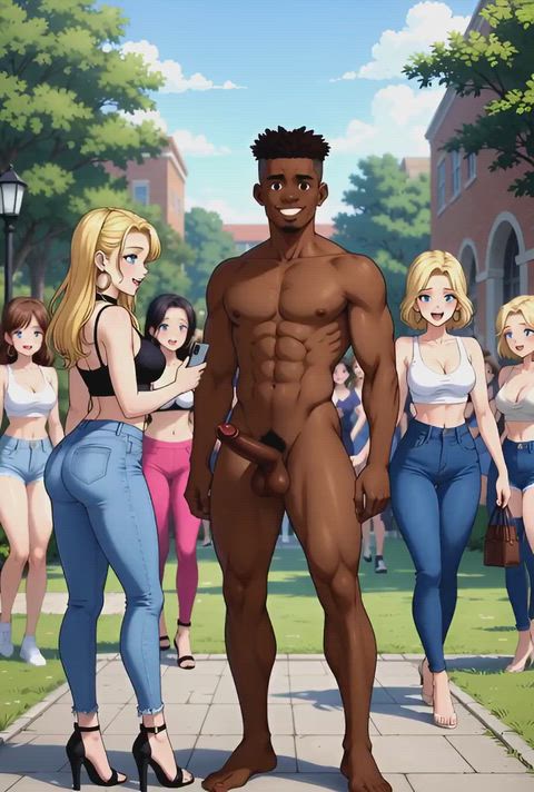 Animation BBC slut College Interracial White Girl Porn GIF by jeffpitch