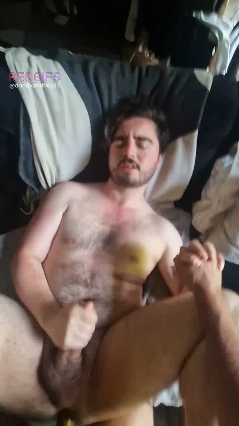 Filling him deep with my Latino daddy dick. This boy loves my hot cum inside him. Who's next? Raf (22) and Kal (41)