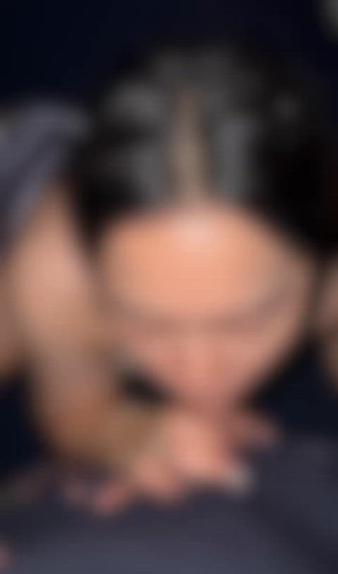 [M]y little slut’s daily training on giving head