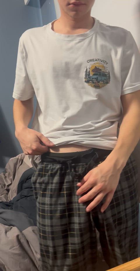 Watch me undress for the first time, maybe help me cum?