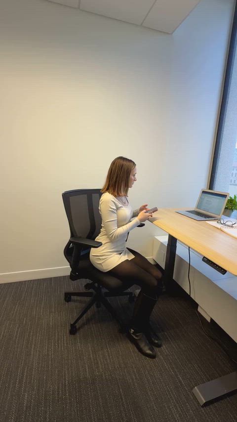 I cross my legs when I want attention