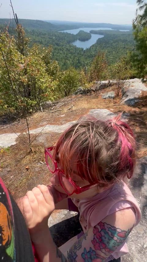 A hike with two views 😘