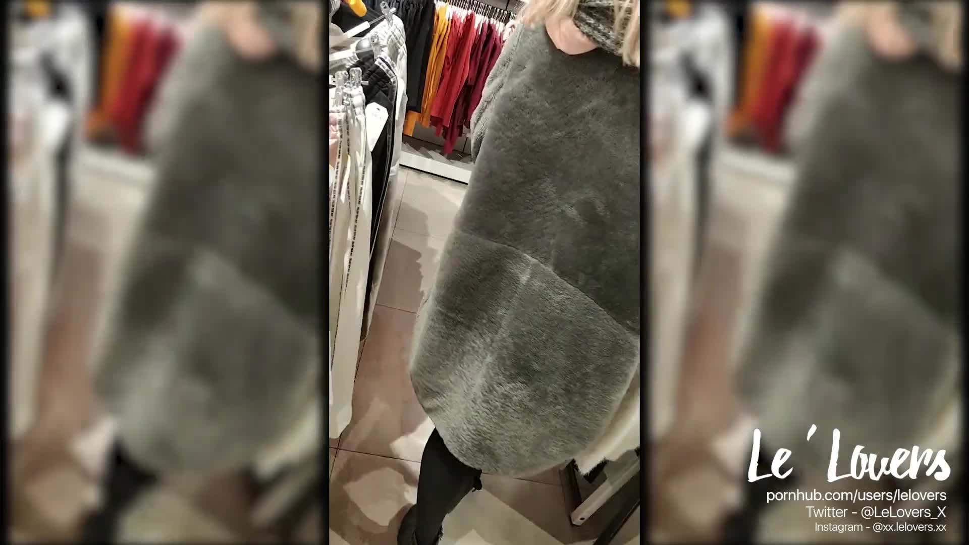 Blowjob, fuck and facial, leaving bit of cum on unbought christmas sweater