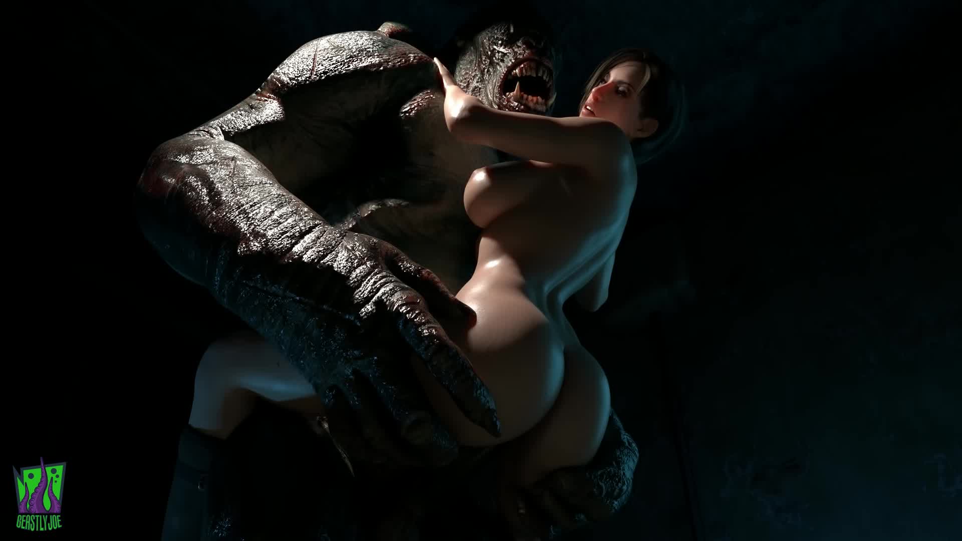Jill vs Metro Gorilla 1 WIP [Resident Evil x Metro 2033}