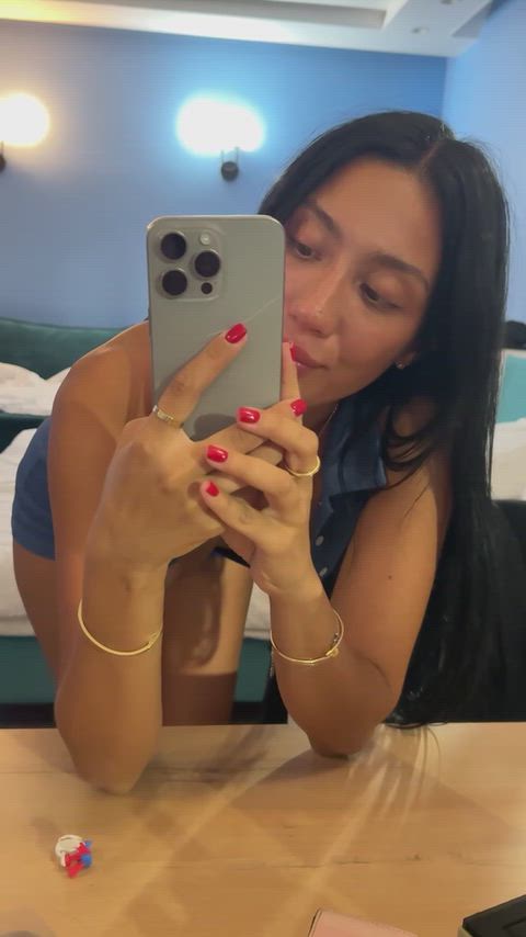 Blowjob Boobs Brunette Dildo Lingerie Naked Natural OnlyFans Pussy Solo Porn GIF by yoonalee