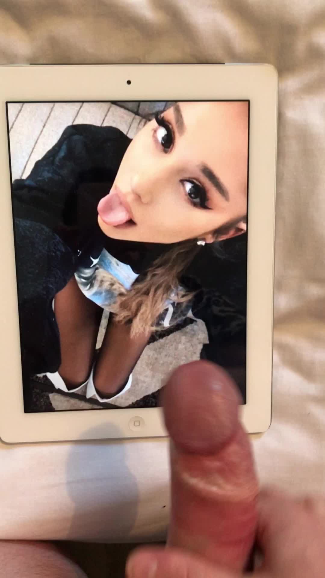 Ariana Grande was begging for a load