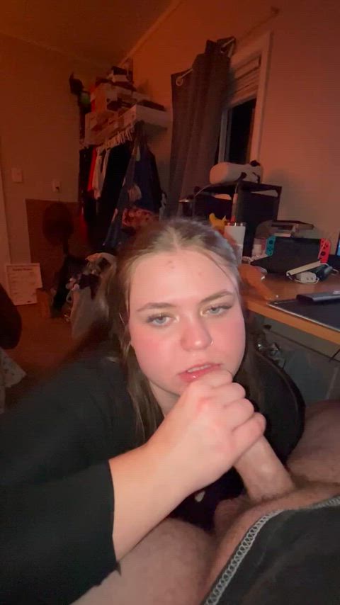 I get really excited about sucking cock…