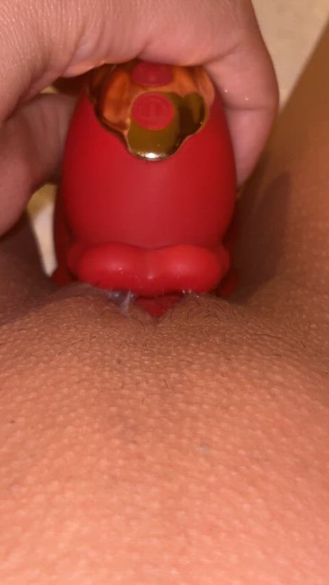 Every time I use this vibrator my whole little pussy gets wet.