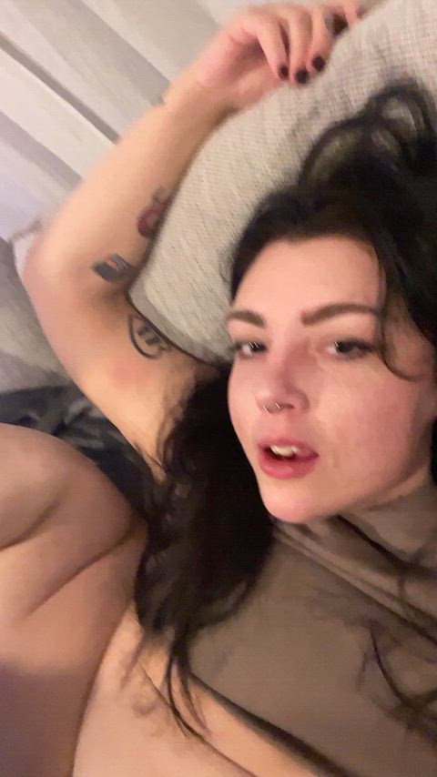 Folded like a pretzel and sprayed with cum