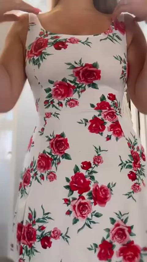 Amateur Big Tits Boobs Dress Homemade Natural Tits Perky Tanlines Tits Undressing Porn GIF by populardick
