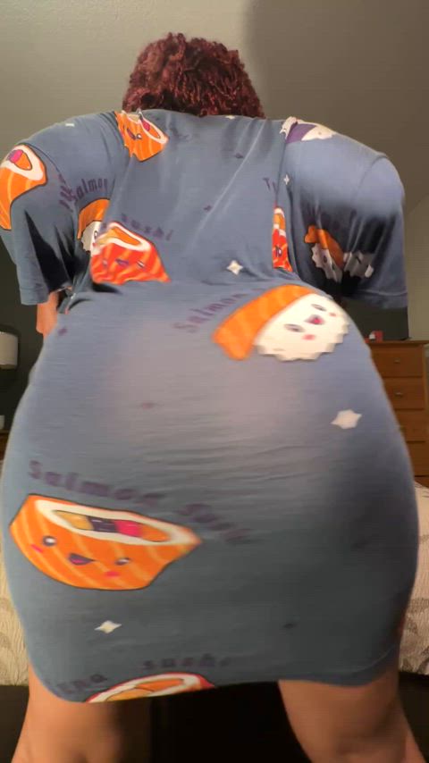 Amateur Ass Big Ass Booty Bubble Butt Latina MILF Tease Thick Thong Porn GIF by littlepiggies718