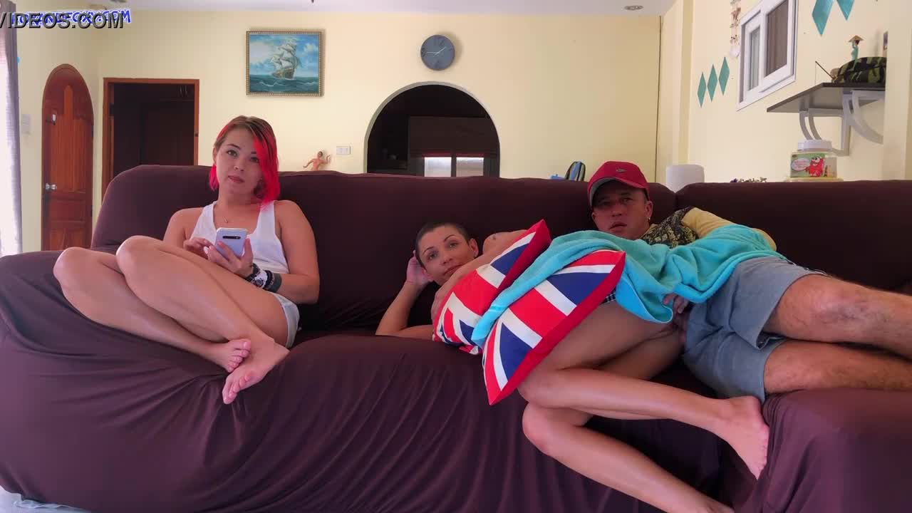 While her friend sits right there.