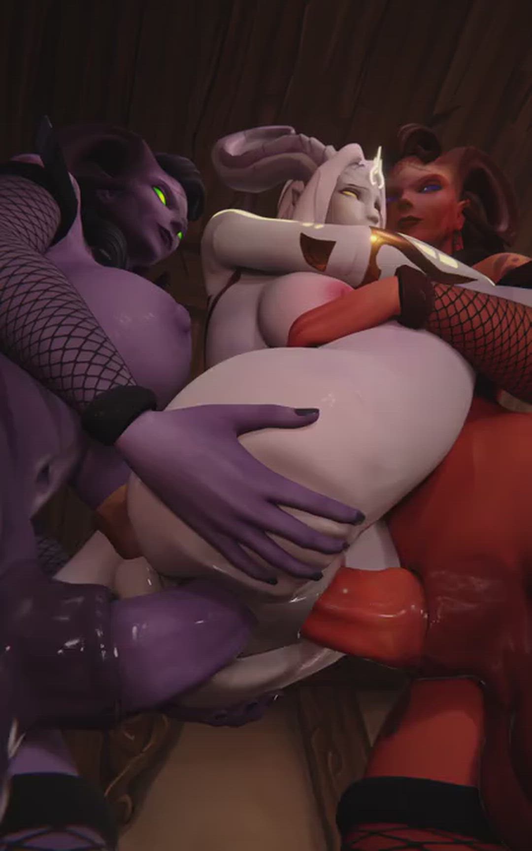 That is how you get more custom option for draenei. (Artist unknown)