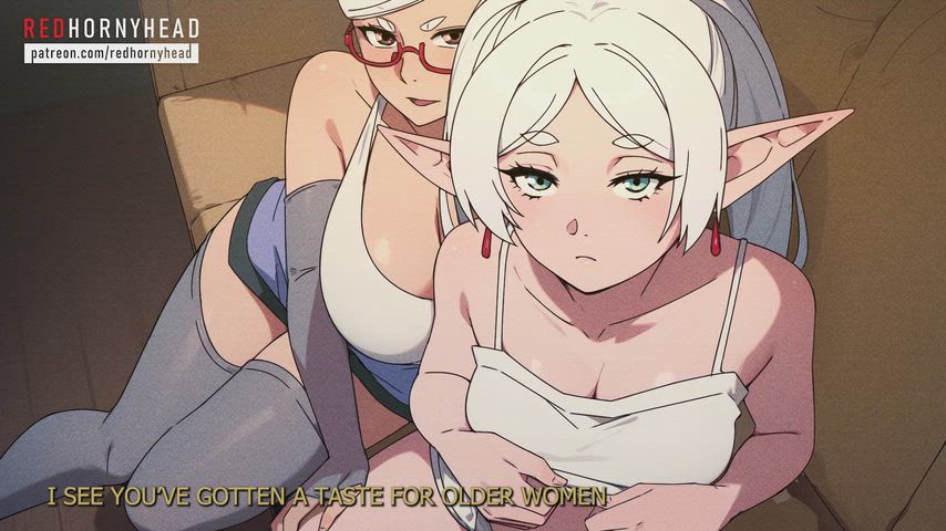 Frieren x Seiko (Red Hornyhead) [Frieren x Dandadan]