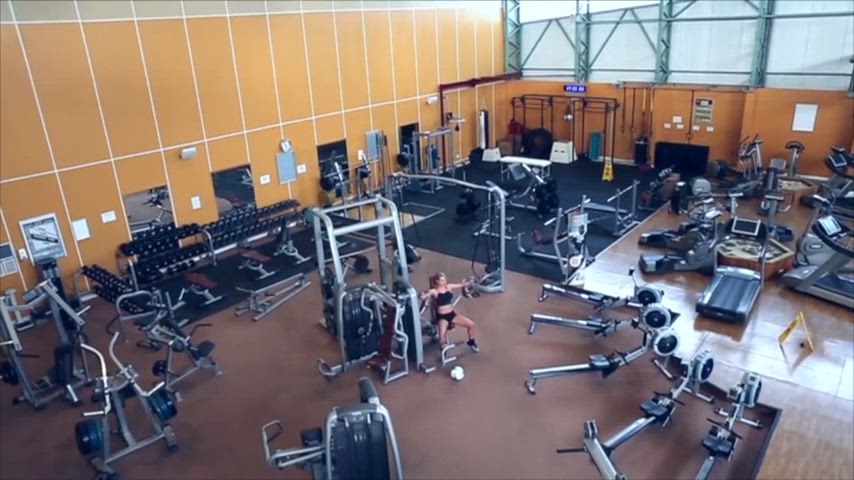 Back to Basics with Sienna Day - Passionate Massage leading to great sex in the gym