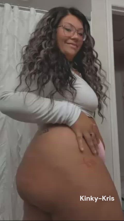 Ass Big Ass CamSoda Chubby Curly Hair Curvy Glasses Homemade Latina Thick Porn GIF by camsoda