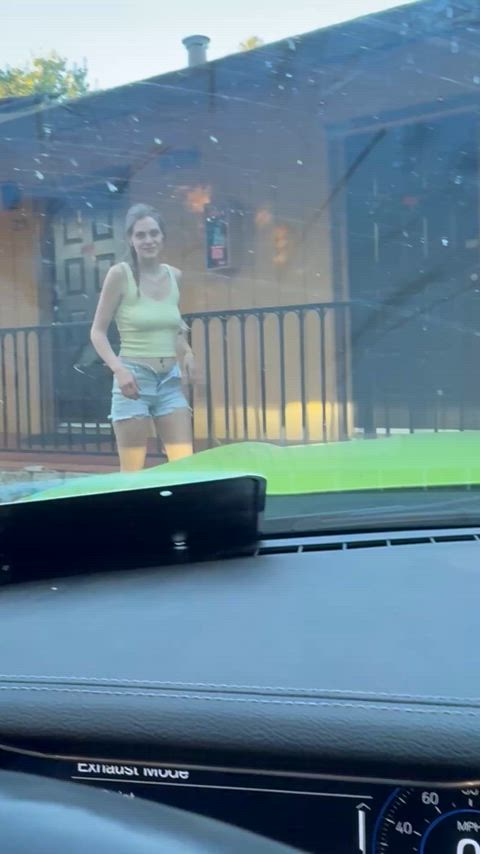 POV picking me up on our first date
