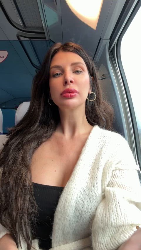 Giving the passengers a free show