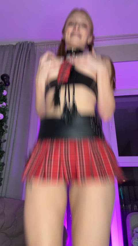 Do you think it’d fit with that schoolgirl?