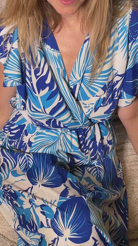 Blue dress off-duty… now meet the real me thumbnail