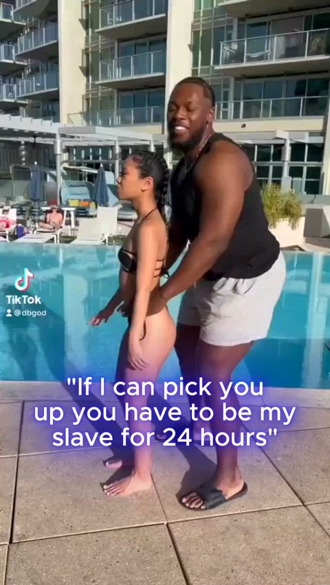 God i wish a strong black man would pick me up and fuck my brains out 🥵